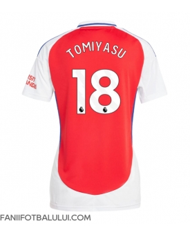 Arsenal Takehiro Tomiyasu #18 Tricou Fotbal Replică 2024-25 Femei Acasa